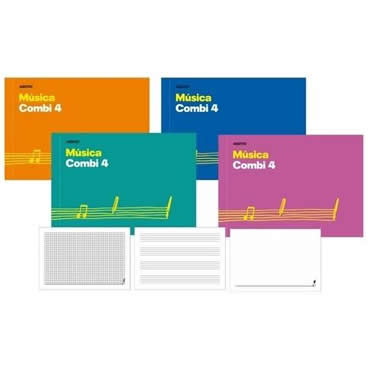 cuaderno de música combi 4 additio