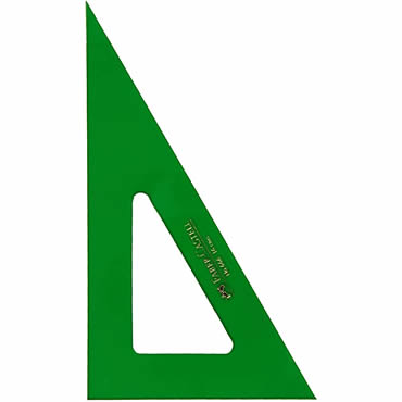 cartabon faber 28 cm plastico verde